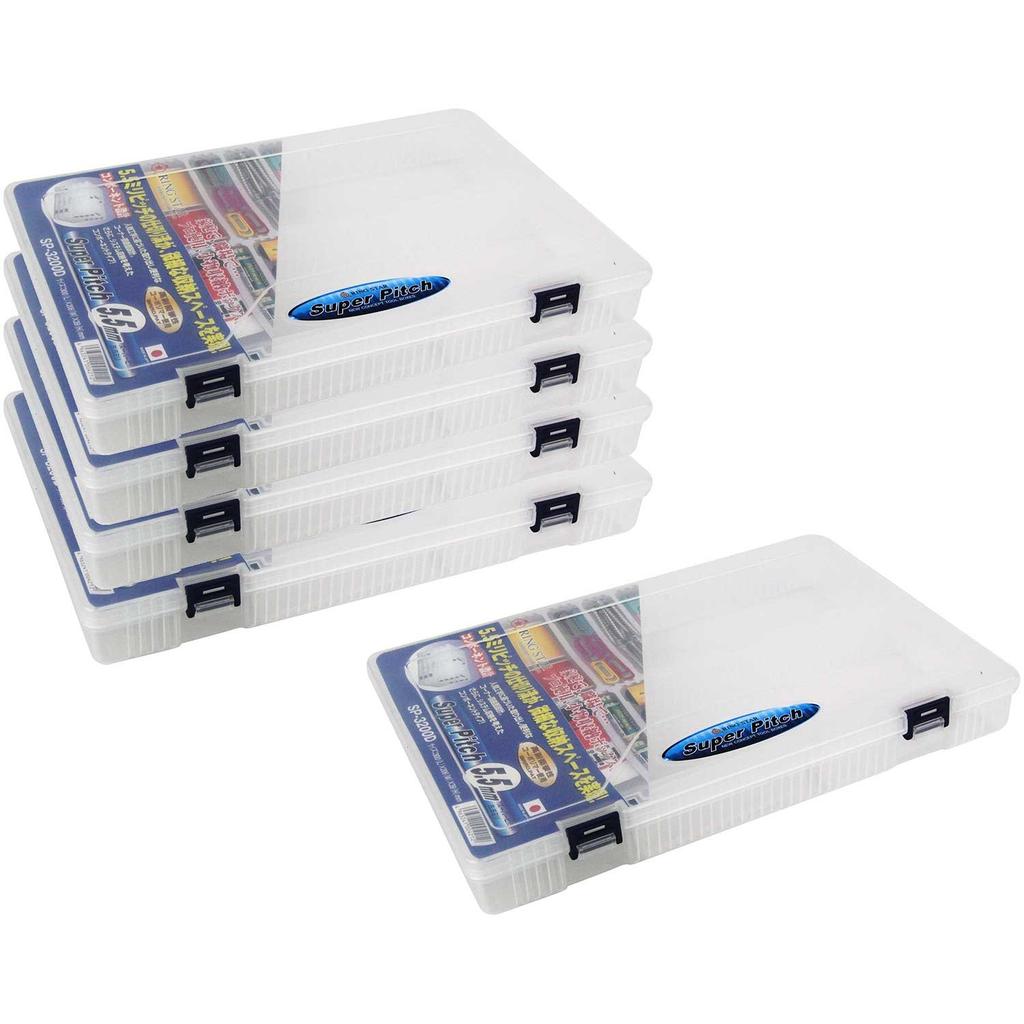 Ring Star Super Pitch Clear L300 X W206 X H39mm with 8 Set of 5 Dividers, SP-3200D-5S