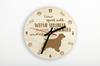 Welsh Springer Spaniel, Welsh Springer, Welsh Starter - clock with dog, wooden clock with engraving, personalised clock by Art-Dog