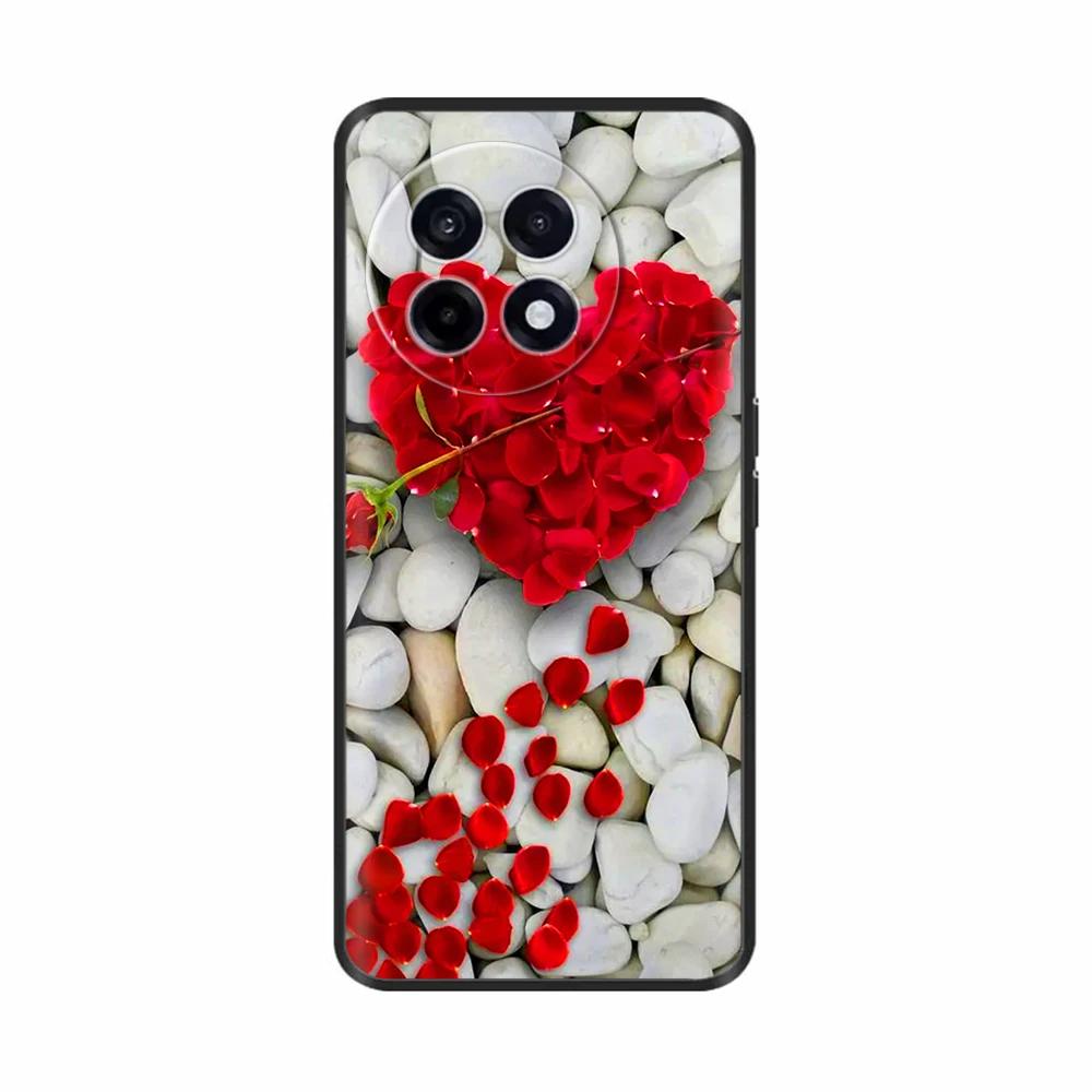 For OnePlus ACE5 13R Case Cute Flower Painted Cover Soft Slim Phone Case For OnePlus ACE 5 Pro Case ACE5 13 R Fundas Bumper Para