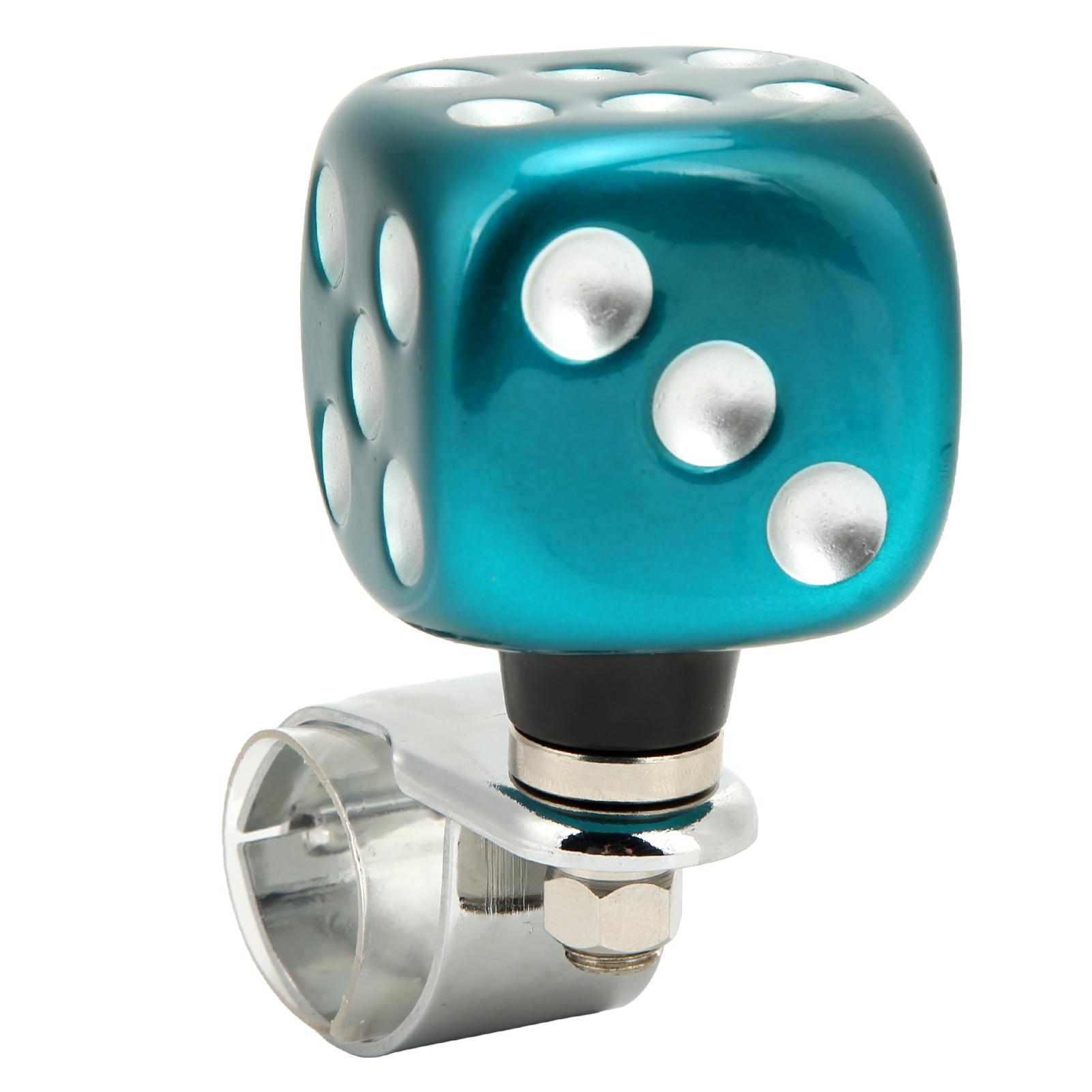 

Ручка-спиннер на руль автомобиля в форме кубика, облегчающая управление, для легковых автомобилей, грузовиков, тракторов, лодок, зеленая зелёный