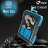 Double-sided Hard Bait Storage Box with Multi-Compartments - Thickened, Hand-held, Dual-Layer Lure Organizer for Sea Fishing.