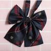 Jk Japanese Plaid Korean Version Of Collar Flower Graduate Female Collar Flower College Wind Streamer Jk Bow Shirt Accessories Sailor Suit