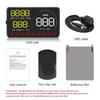 Blue White A9 HUD 5.5in Universal Car Head Up Display ODB2 System Automotive Diagnostic Head Up Display Accesorios Automovil