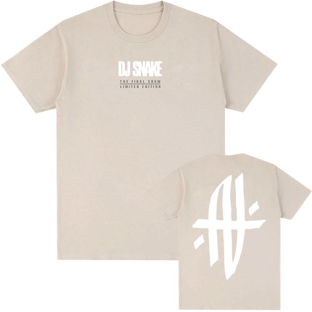 DJ Snake The Final Show 2025 NEW T-shirt Summer Cotton Loose T Shirt O-neck Fashion Summer Tshirts Grunge Unisex Tees