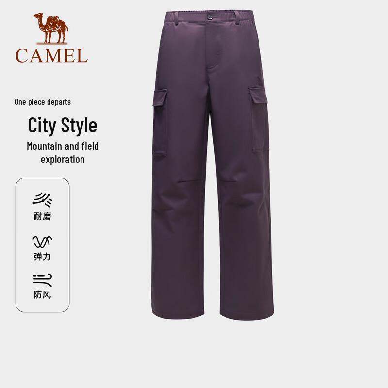 Camel Outdoor Multi-Pocket Windproof Cargo Pants (Unisex)