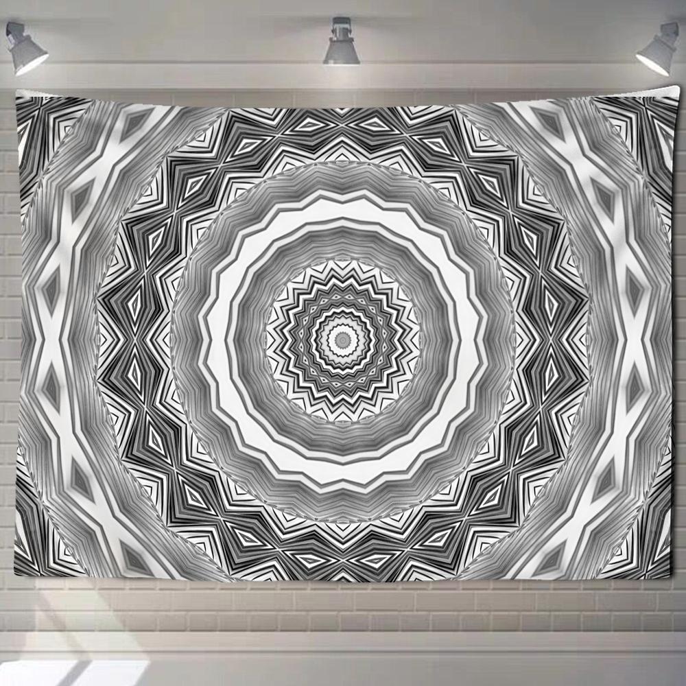 Mandala Tapestry Wall Hanging Beach Rug Blanket Psychedelic Mattress Boho Yoga Shawl Mat Bedroom Living Room Decor Tapiz
