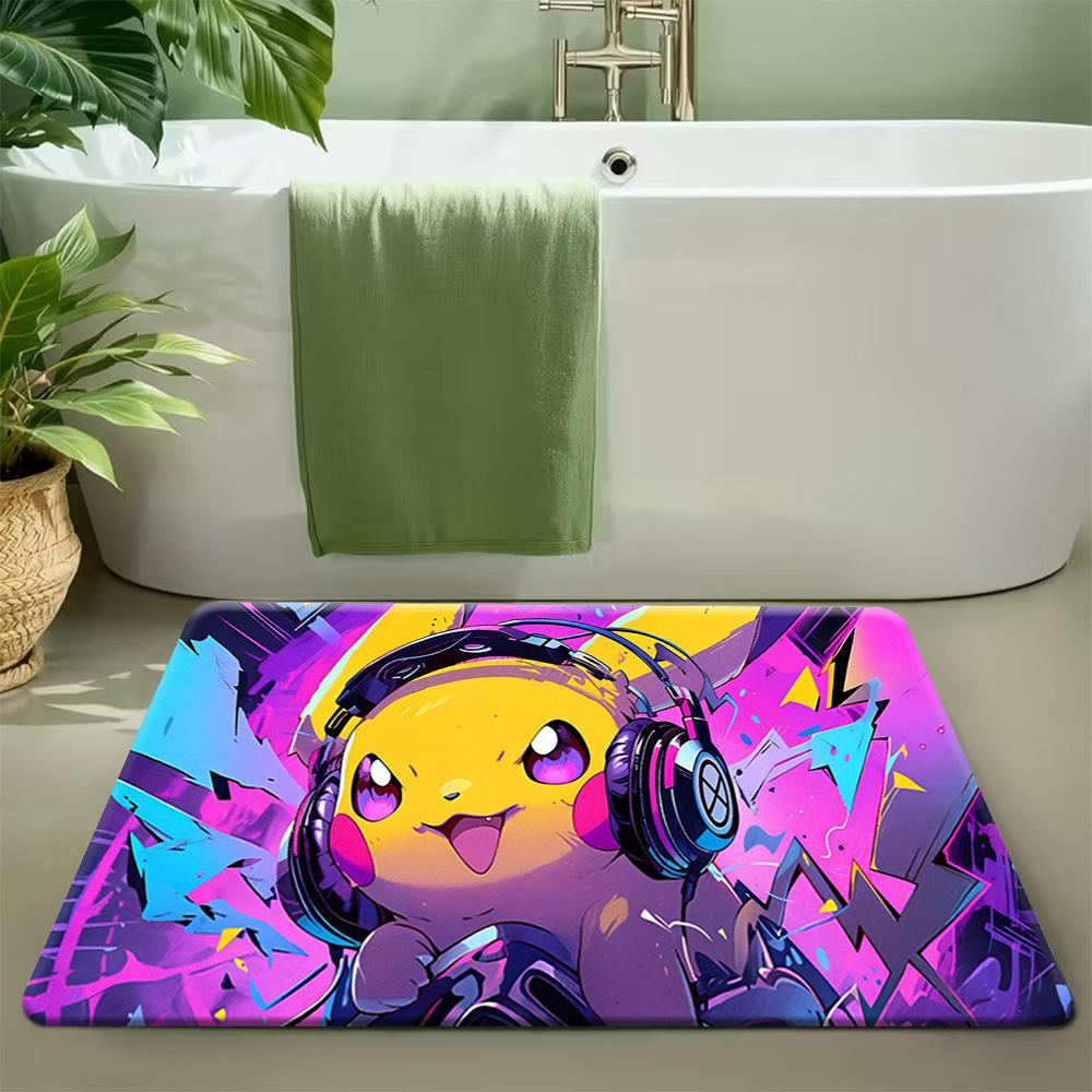 Pokemon Lugia Sky Adventure Print Doormat Anti-slip Absorbent Floor Mat for Home Entrance Bedroom Living Room Decor 40x60cm