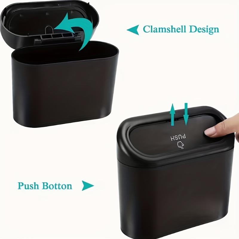 Portable Car Trash Can Side-hanging Garbage Box By The Door Multi-functional Car Trash Can Storage Box, Storage Bucket