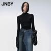 JNBY Women's Slim-Fit Semi-High Neck Knit Top