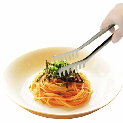 Kai House Select Stainless Steel Spaghetti Tongs, Made in Japan