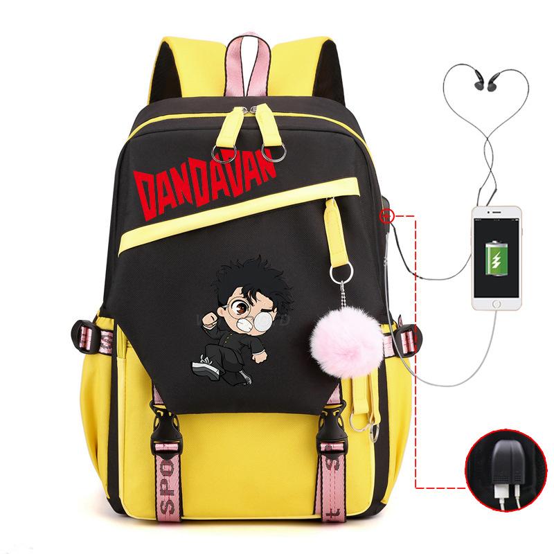 

Рюкзак с ярким принтом для вечеринок, периферийный, корейская версия, в стиле ins, повседневный, студенческий, школьный No specification