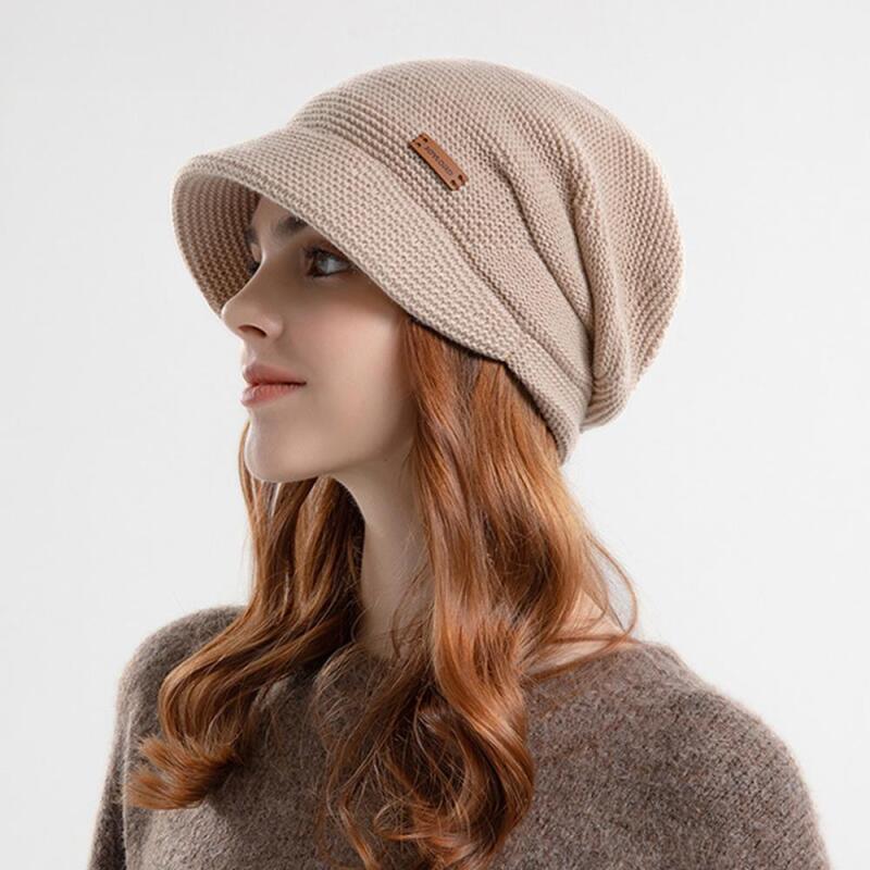 Women s Winter Daily 8-Color Beanie Hat C7597_Green