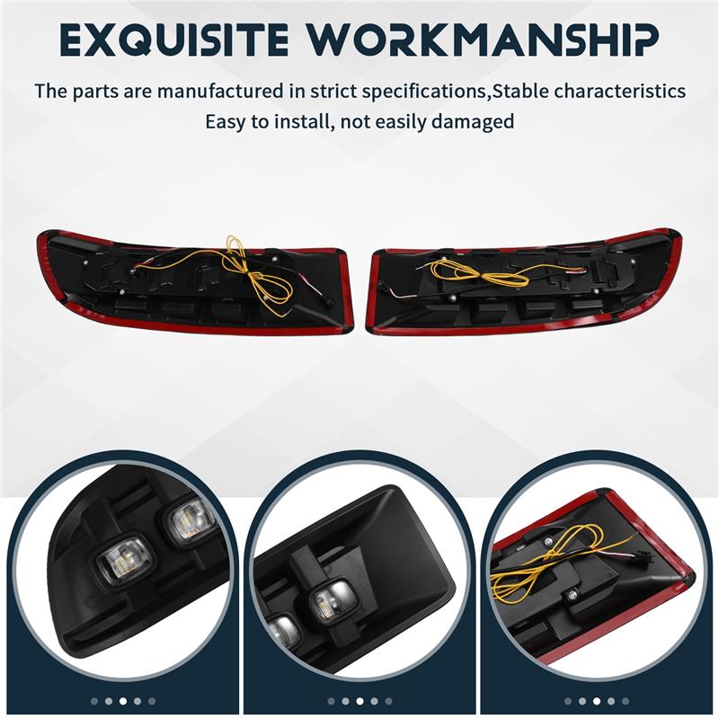 LED Daytime Running Light Daytime Running Light For Toyota Prado Daytime Running Light Turn Signal чёрный