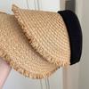 Woven Empty Top Hat Sunscreen Summer Sun Cap Fashion Straw Visor Cap  Girl