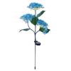 3 Heads Solar Powered Lamp with Glowing Flowers LED Decor Solar Light for Outdoor Courtyard Garden Balcony