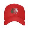 Summer Casual Baseball Cap Ripped Rip Open Algeria Flag Hiking Fishing Trucker Hat For Unisex Unisex SunProof  Trendy Baseball Cap