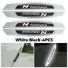 Reflective Stickers Car Door Handle Bowl Anti-Scratch Protector For Hyundai N Line Sonata Azera Coupe SantaFe Genesis Accent fgu8
