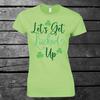Let's Get Licked Up T-shirt Funny Irish Ireland St. Patricks Day Mens Ladies