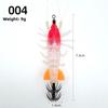 Horizontal Squid Jig Luminous Artificial Calamar Wobbler Sea Fishing Lures  Cuttlefish Fishing