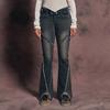 LALAFOX Fading Boot-Cut Denim Pants Black Bq4Dp004