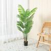 Artificial Areca Palm Potted Tree Floor-standing Outdoor Palm Tree Home Living Room Decoration Artificial Plant Tree 100cm-200cm