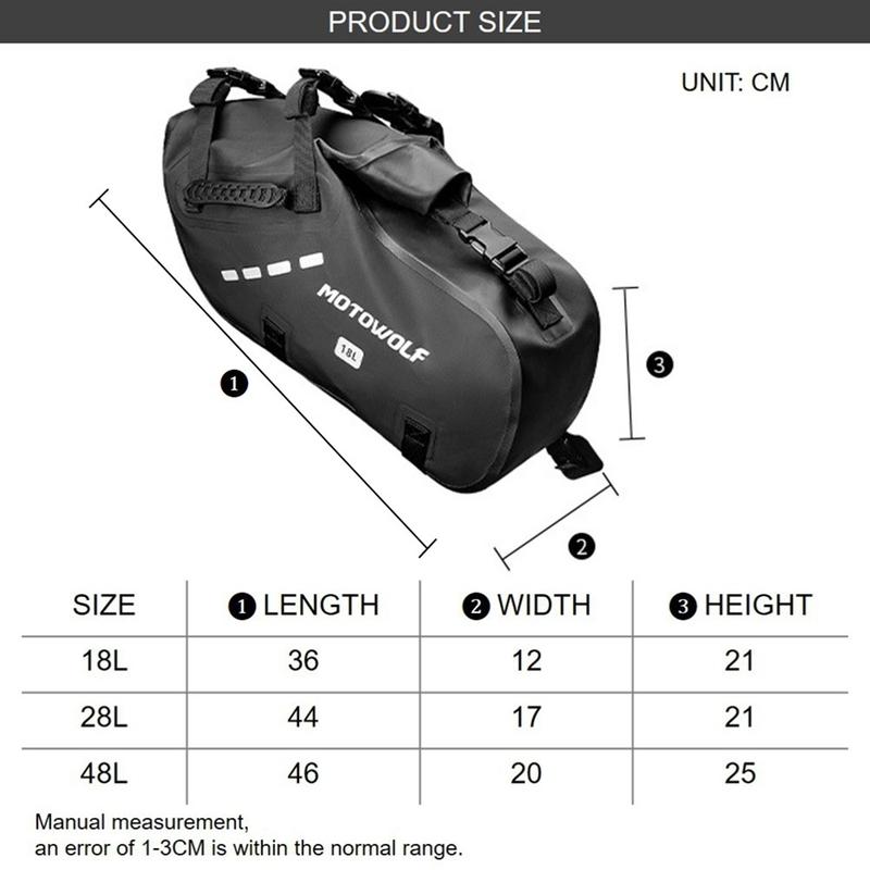 Waterproof MotorcycleTravel Luggage Saddlebags Motorcycles Universal Side Bag For BMW Honda Kawasaki Yamaha Honda Side Bags