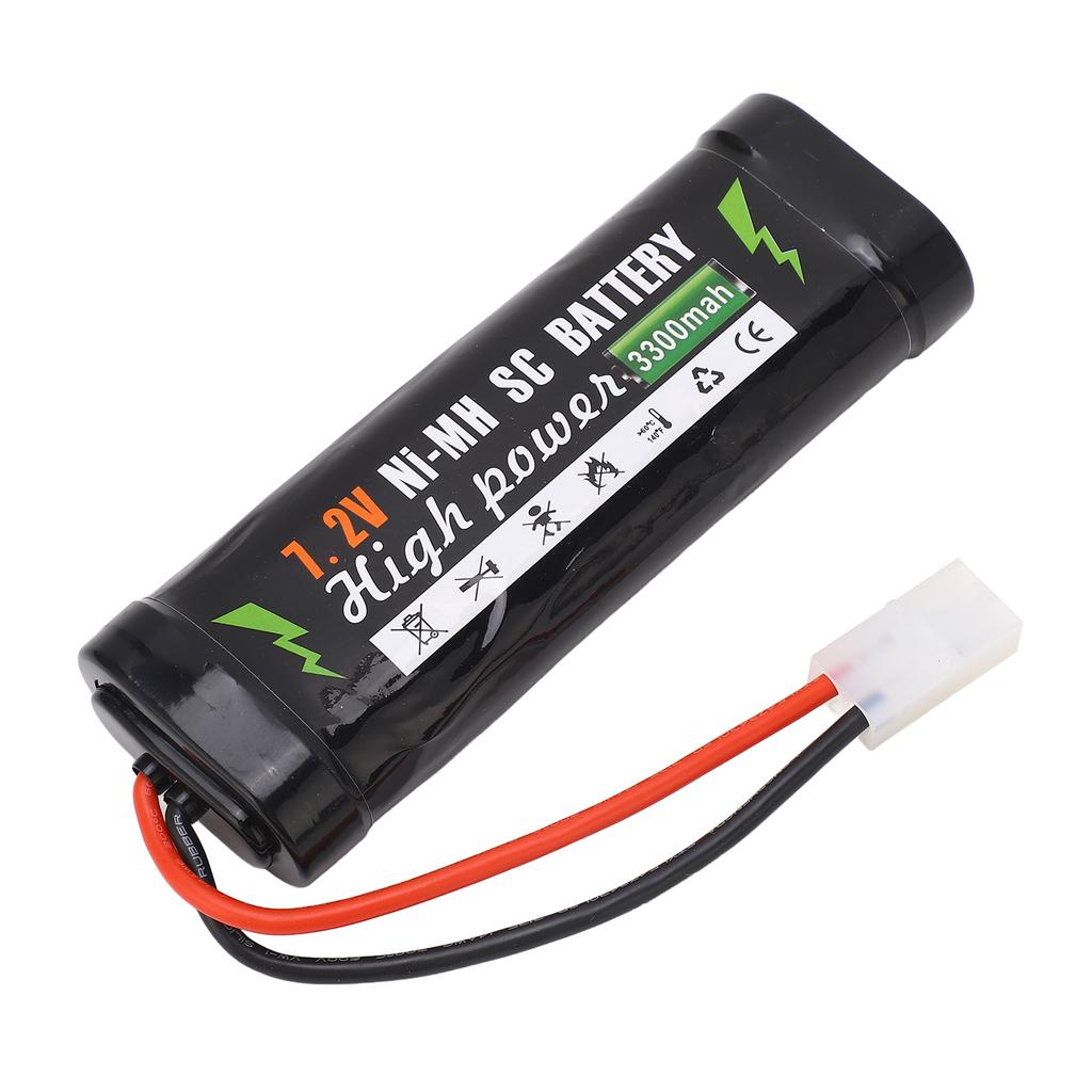 7.2V 3300mAh Rechargeable Lipo Battery High Power Lithium Battery Sturdy Shell for RC Car RC Truck R