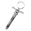 1PCS Stainless Steel Silver Dental Aspirating Syringe Dentist Surgical Instruments 1.8ML With Head