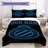 Custom Name Club Brugge Kv Pattern Bedding Uilt Set Uilt Cover Pillowcase Home Decoration Birthday Gift (1*duvet Cover+2*pillowcase Without Core)