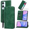 Magnetic Closure Flip Wallet Phone Case for Vivo Y28s 5G,Y18s,Y03,Y03t Vintage PU Leather Card Holder Cover