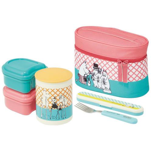 Skater Antibacterial Insulated Lunch Box, Moomin Colorful, 560ml, KCLJC6AG-A