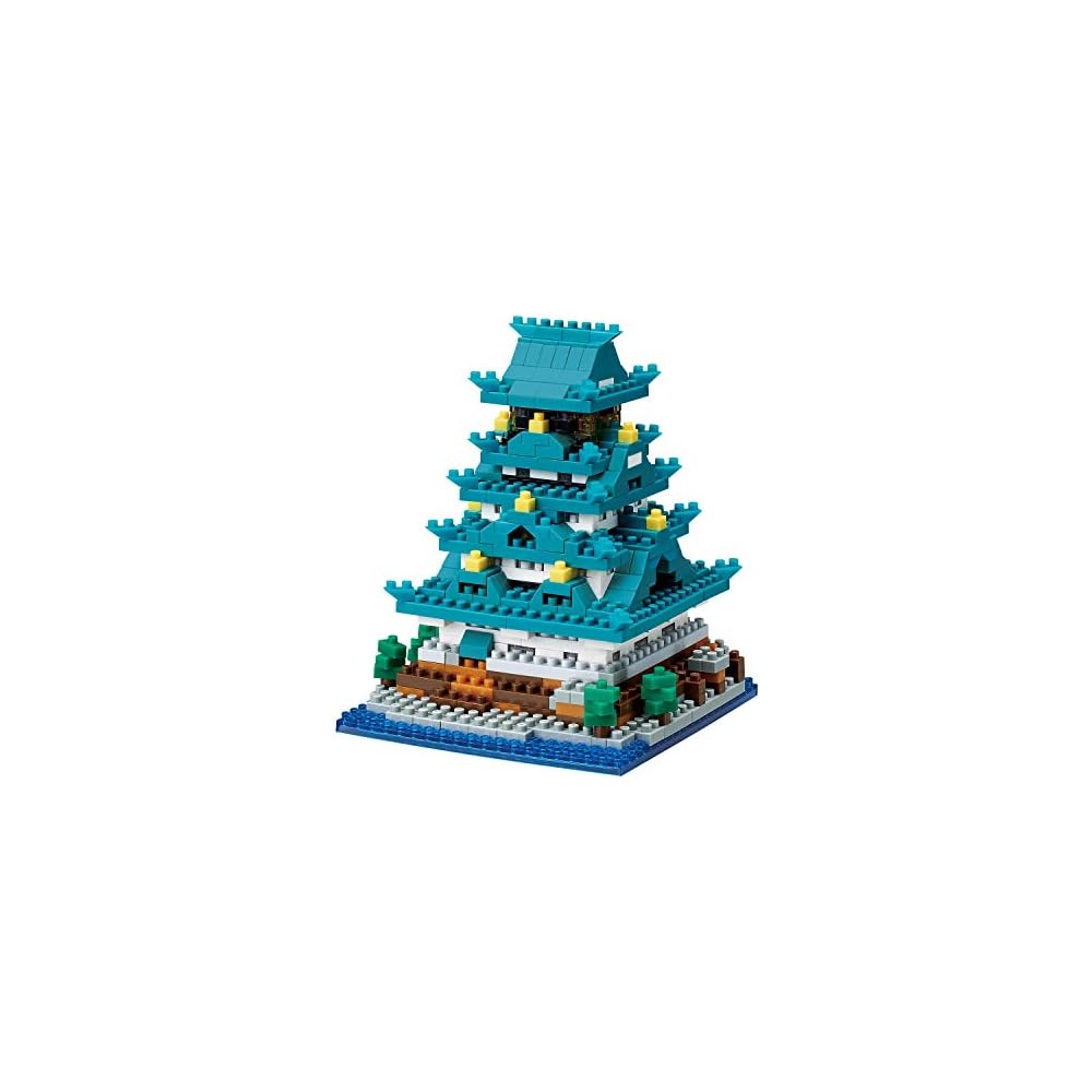 Nanoblock Osaka Castle Building Set 520 Pieces Miniature Model Toy