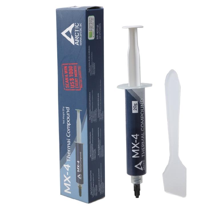 Силиконовая теплопроводящая паста для охлаждения компьютера 20 г, высокая теплопроводность для рассеивания тепла CPU GPU 1