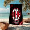 Ultra-Soft Beach Towel with AC Milan Theme,Ideal for Pool - Camping, Diving - Perfect Travel Essential, Vibrant Beach Towel.