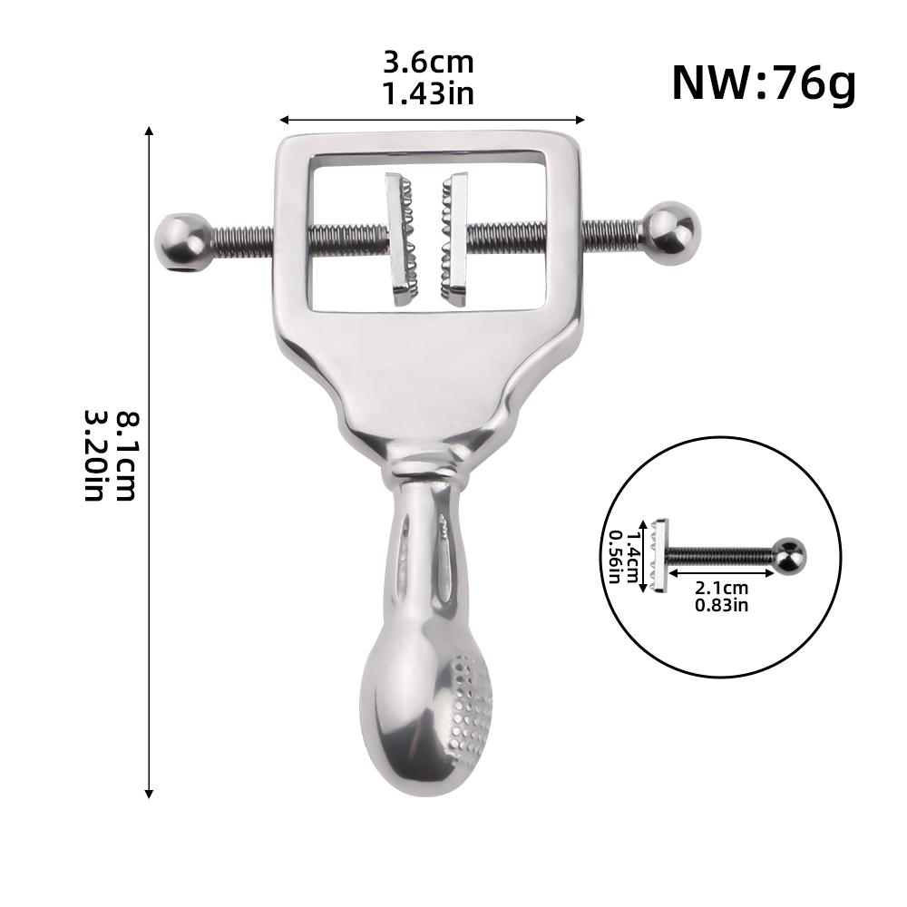 QKKQ Weighted Nipple Clamps,nipple Clamp with Metal Chain Adjustable Nipple Clips Non-piercing Breast Clip Sex Toys for Couples