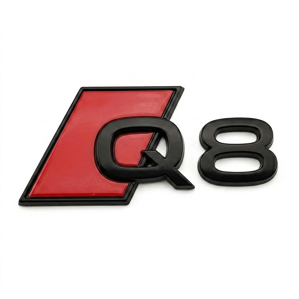 2026 NEW 3D ABS Car Styling logo A3 A4 Q3 Q5 Rear Trunk Badge Emblem Sticker For Audi A3 A4 A5 A6 A7 A8 Q3 Q5 Q7 Q8 Auto Accessories