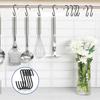 30 Pcs 2.4 Inch(60MM) Heavy Duty S-Shaped Hooks - Black S Hooks for Hanging, Wall, Curtain, Siding, Pot, Shower, Kitchen, Plants, Towels