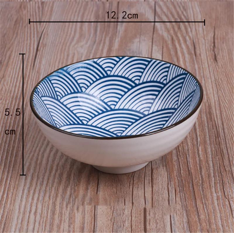 Japońska domowa ceramiczna miska na ryż miska na zupę z makaronem miska na deser Koreańska miska na lody kreatywna retro zastawa stołowa miski w kształcie kapelusza zero waste