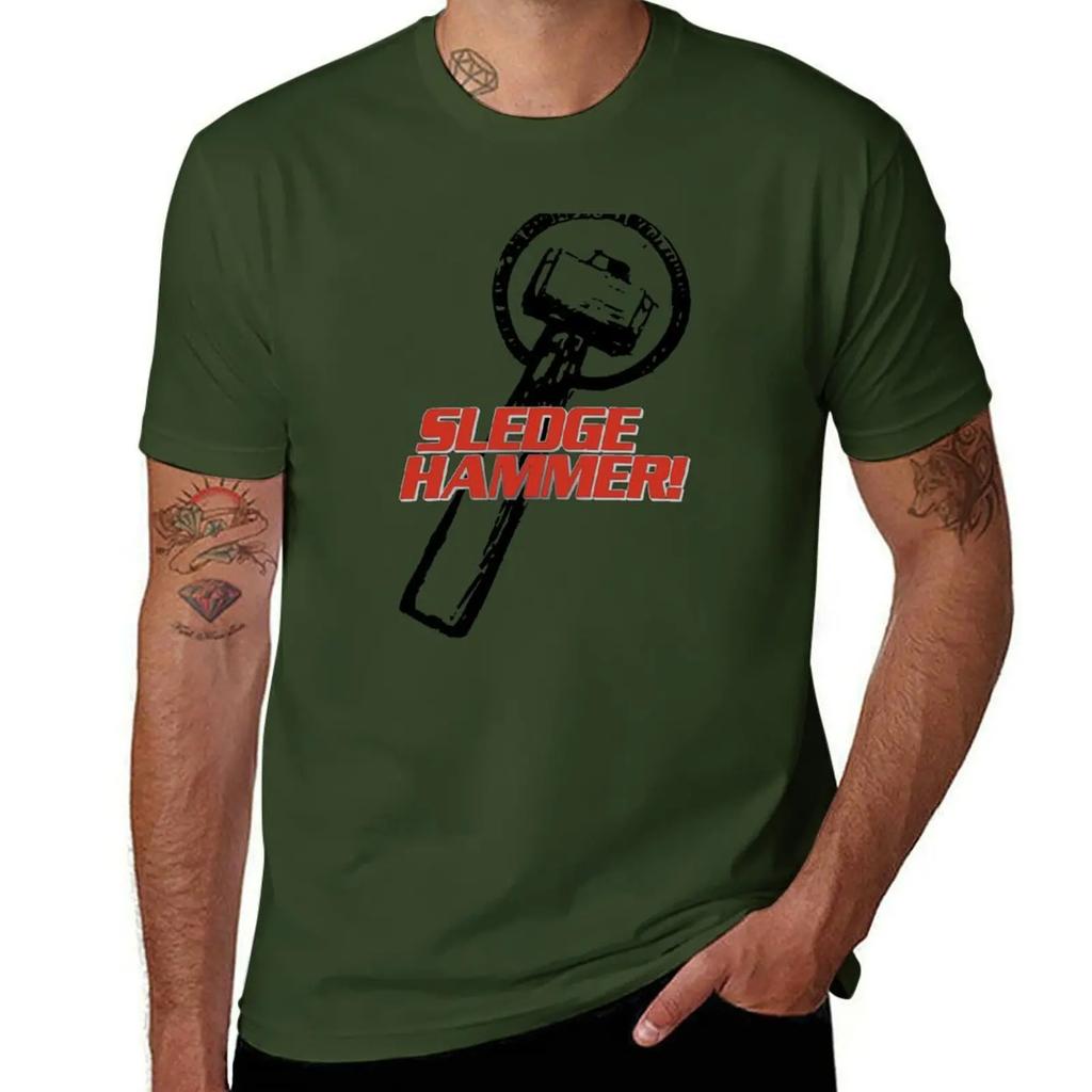 Sledge Hammer! T-Shirt Essential T Shirt Anime Tshirt Oversized T Shirt New Edition Compression Shirt Men