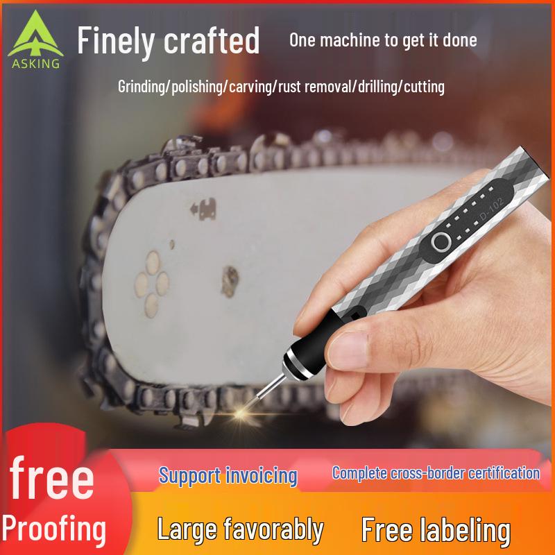 Electric Grinder Pen: Handheld Carving, Polishing & Engraving Tool for Jade & Wood