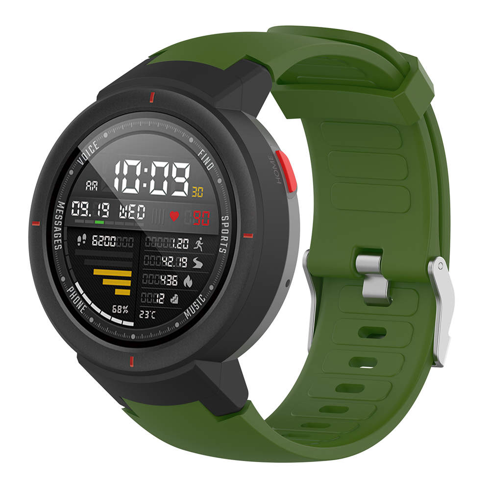 Silikonowy pasek do zegarka dla Xiaomi Huami Amazfit verge 3  (A1801)  smart Watchband sportowa bransoletka pasek na nadgarstek wodoodporny