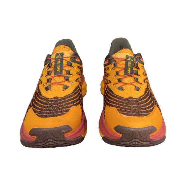 Anta Versatile Comfortable Non-Slip Low-Top Running Shoes Men Sneakers Orange Black 112345586-4