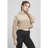 Sweatshirt à capuche femme Urban Classics cropped velvet oversized