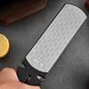 1Pcs Double Sided Kitchen Sharpener Coarse Fine Grits 5 in 1 Diamond Sharpening Stone Multifunctional with NonSlip Handle