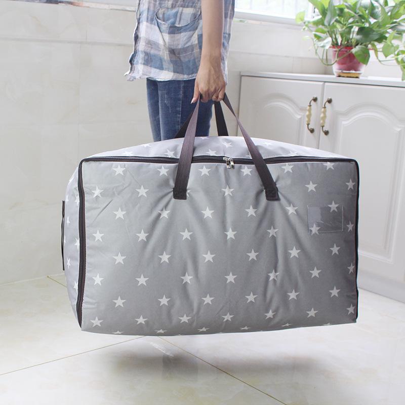 Large Capacity Oxford Cloth Clothes Quilt Storage Bag Household Moisture Proof Dusproof Organizer Bag Moving Luggage Packing Bag