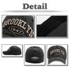 Baseball English CA955 [White Fang] Hat, Cap, Letters, Embroidered, Brim, Stylish, Fashionable, Cool, Men's (Gray)