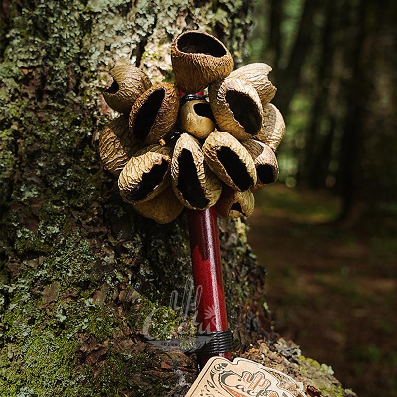 Fruit Shell Bells Outdoor Wind Chimes Hand Cranked String Bell Sound Healing Wind Chime Meditation Yoga Musical Instruments