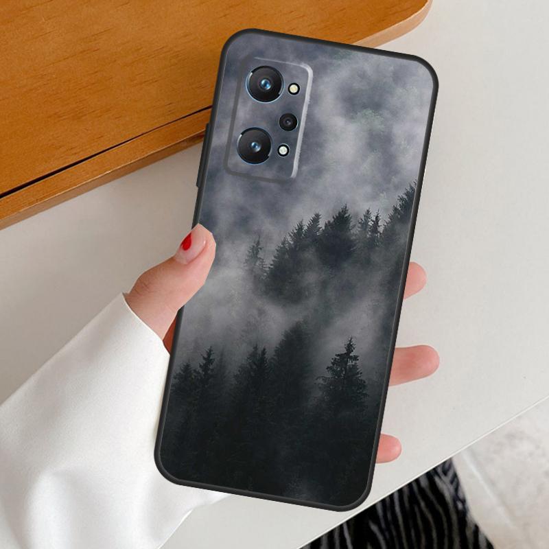 Forest Cloud Pattern For Realme 15 Pro GT7 GT6 10 11 12 13 14 Pro Plus C67 C63 C61 C55 C51 C53 C35 C75 C65 Case