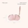 Women's Portable Sunglasses & Myopia Glasses Storage Bag - Wearable Neck Hanging Handheld Fashion Case