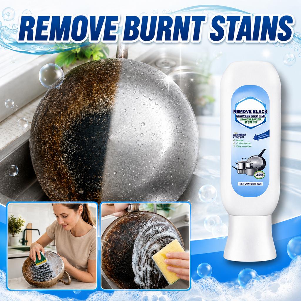 Multi-Purpose Pot Bottom Cleaner for Stainless Cookware - Stains and